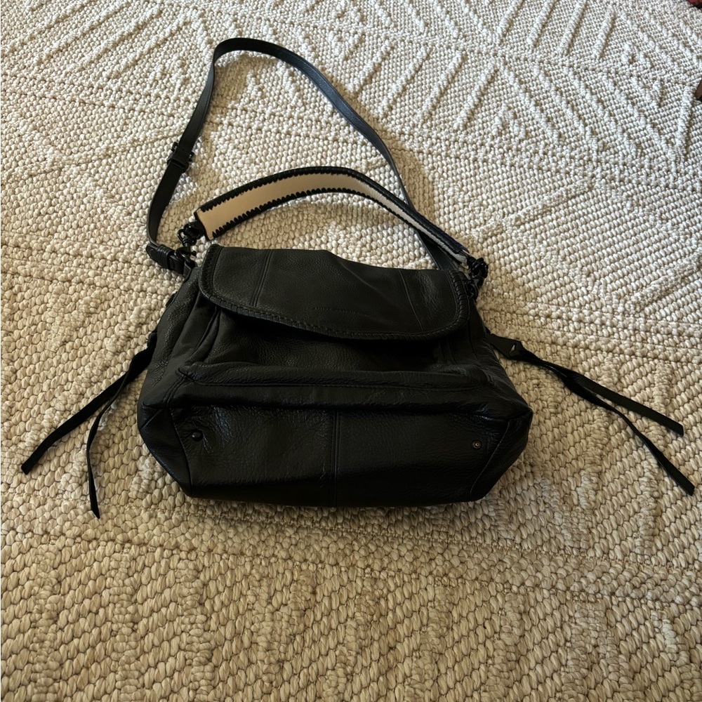 Aimee Kestenberg All For Love Black Convertible Shoulder Crossbody Bag